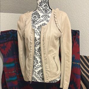 Hinge Leather Jacket Sz S